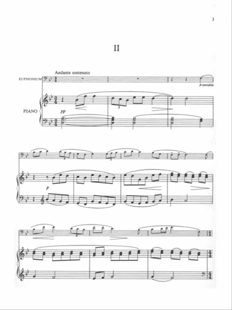 Six Studies in English Folksong Bass Clarinet scores gallery preview page 3
