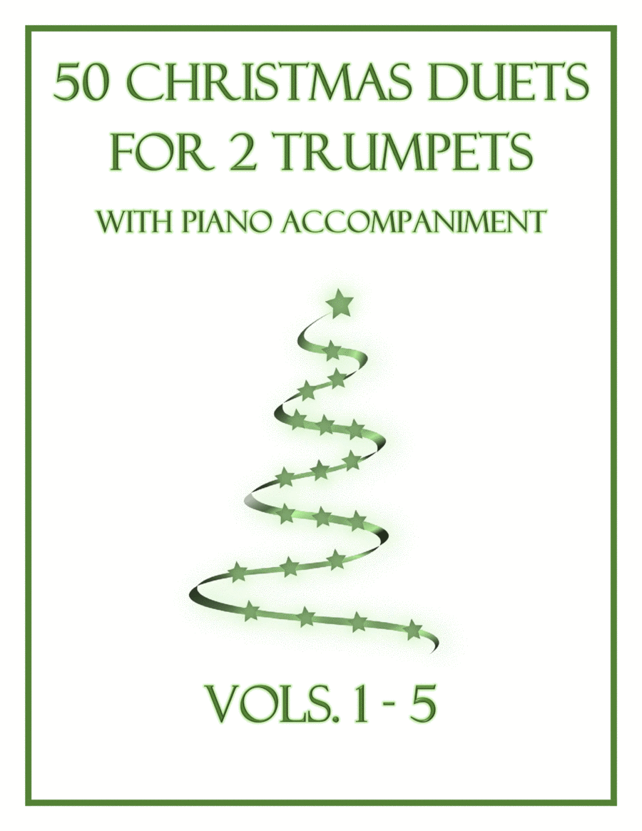 50 Christmas Duets for 2 Trumpets with Piano Accompaniment image number null