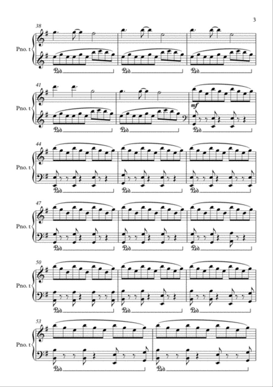No Way Out Piano Solo scores gallery preview page 3
