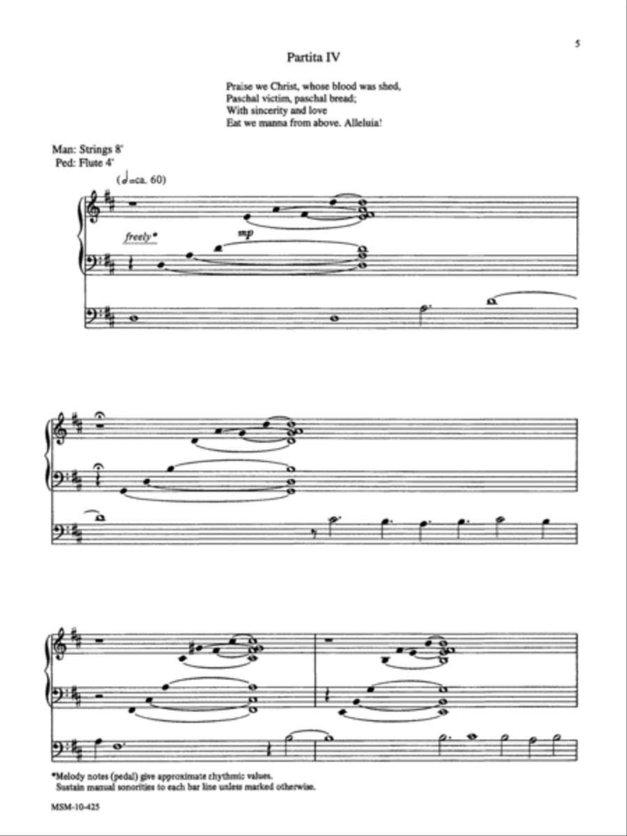 At the Lamb's High Feast We Sing Organ scores gallery preview page 2