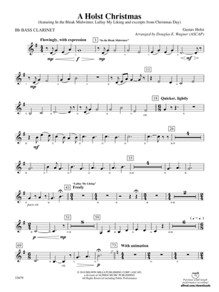 A Holst Christmas: B-flat Bass Clarinet