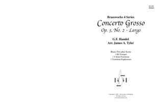 Book cover for Concerto Grosso, Op. 3, No. 2 - Largo