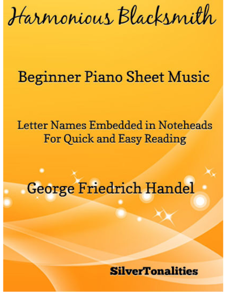Harmonious Blacksmith Beginner Piano Sheet Music
