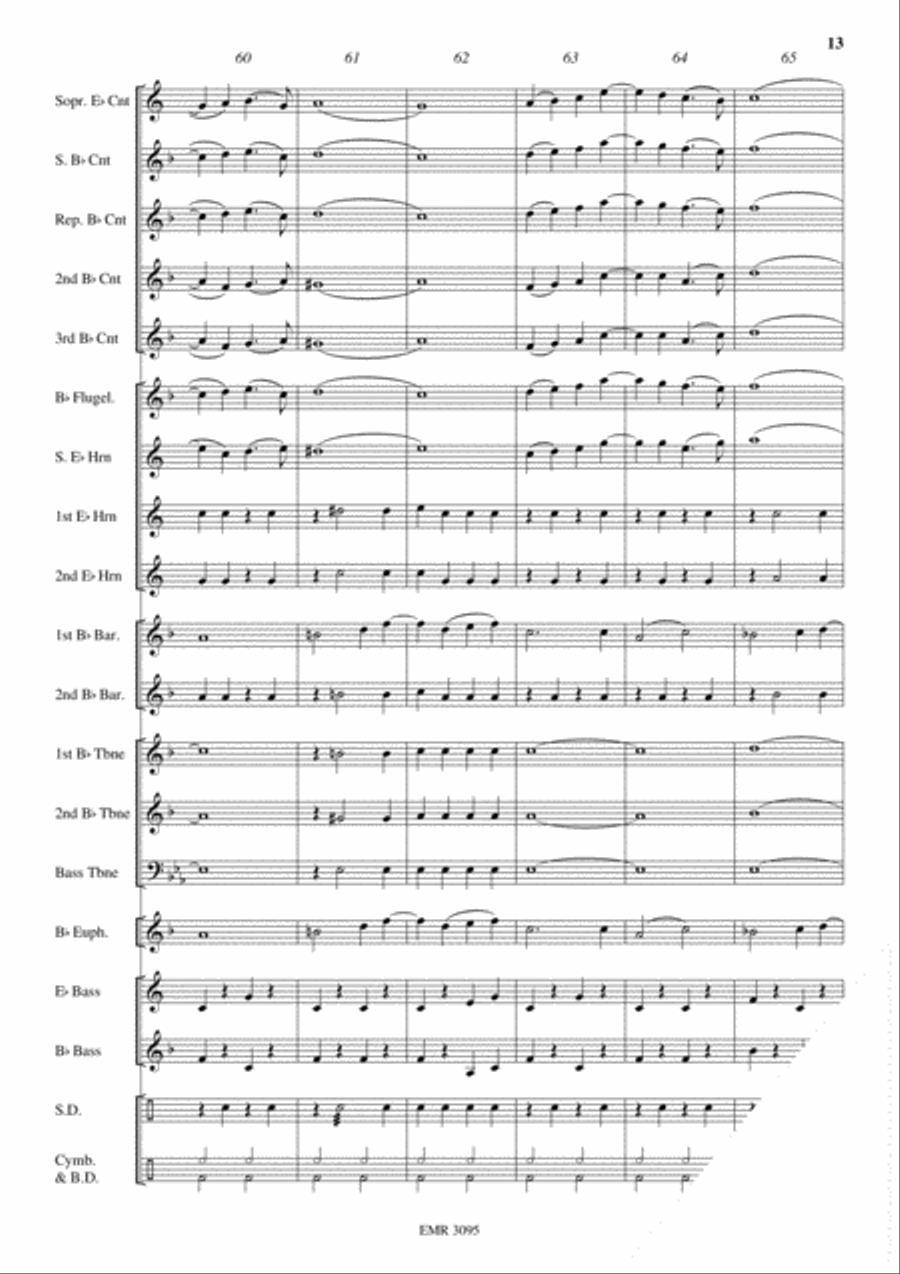 Rosablanche Brass Band scores gallery preview page 14