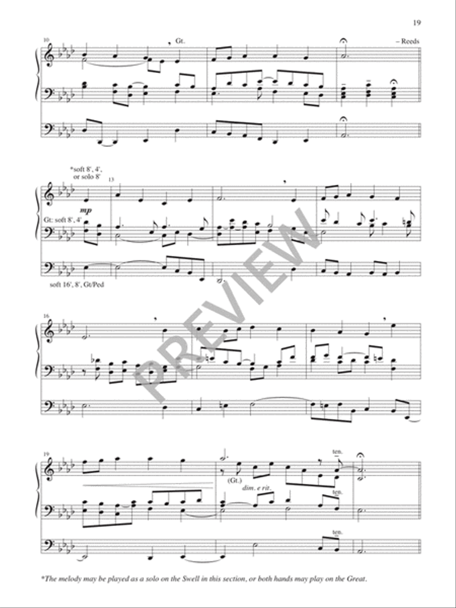 Gathered to Worship - Volume 3 Hymn Anthems scores gallery preview page 21