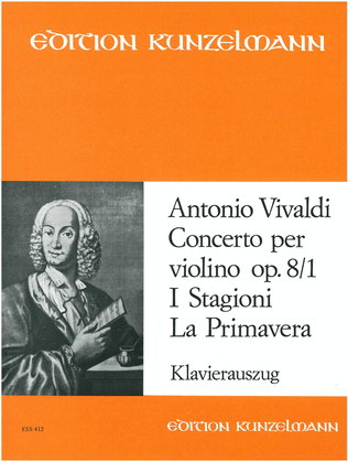 Book cover for The four seasons - Spring, Concerto for violin