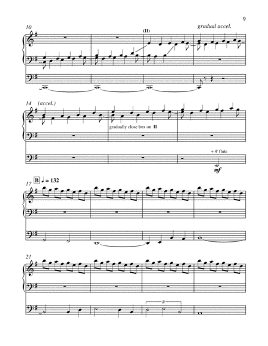 Morning Songs Organ scores gallery preview page 13