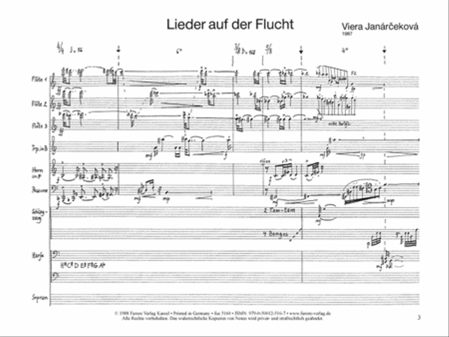 Lieder auf der Flucht Voice scores gallery preview page 2