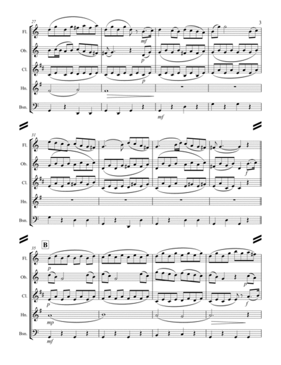 Haydn - “Serenade” (for Saxophone Quintet SATTB or AATTB) image number null