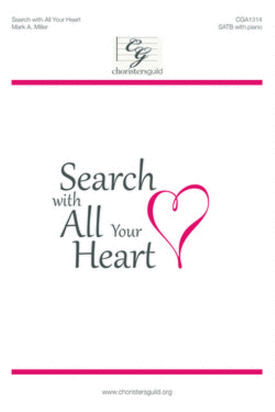 Search with All Your Heart 4-Part scores gallery preview page 1
