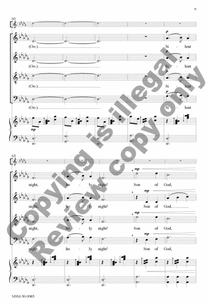 Silent Night (Choral Score) image number null