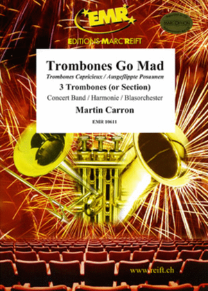 Book cover for Trombones Go Mad