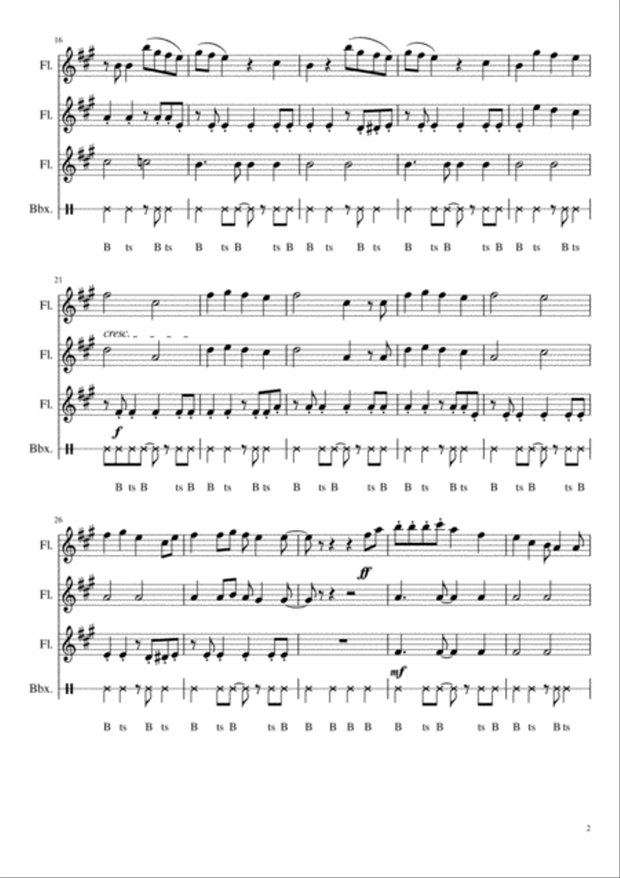 Shake It Off Shake It Off Woodwind Trio scores gallery preview page 3