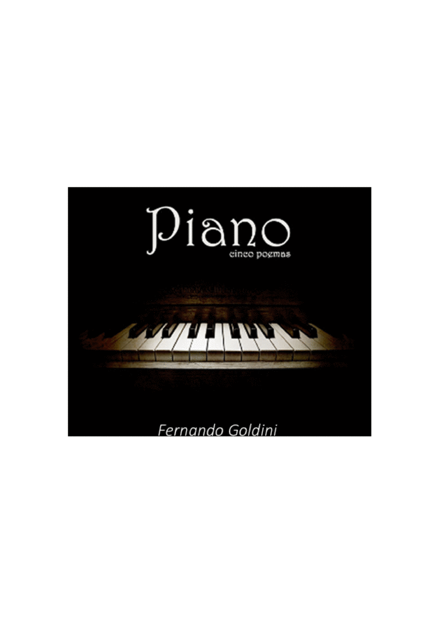 Cinco poemas para piano Cinco poemas para piano Piano scores gallery preview page 1