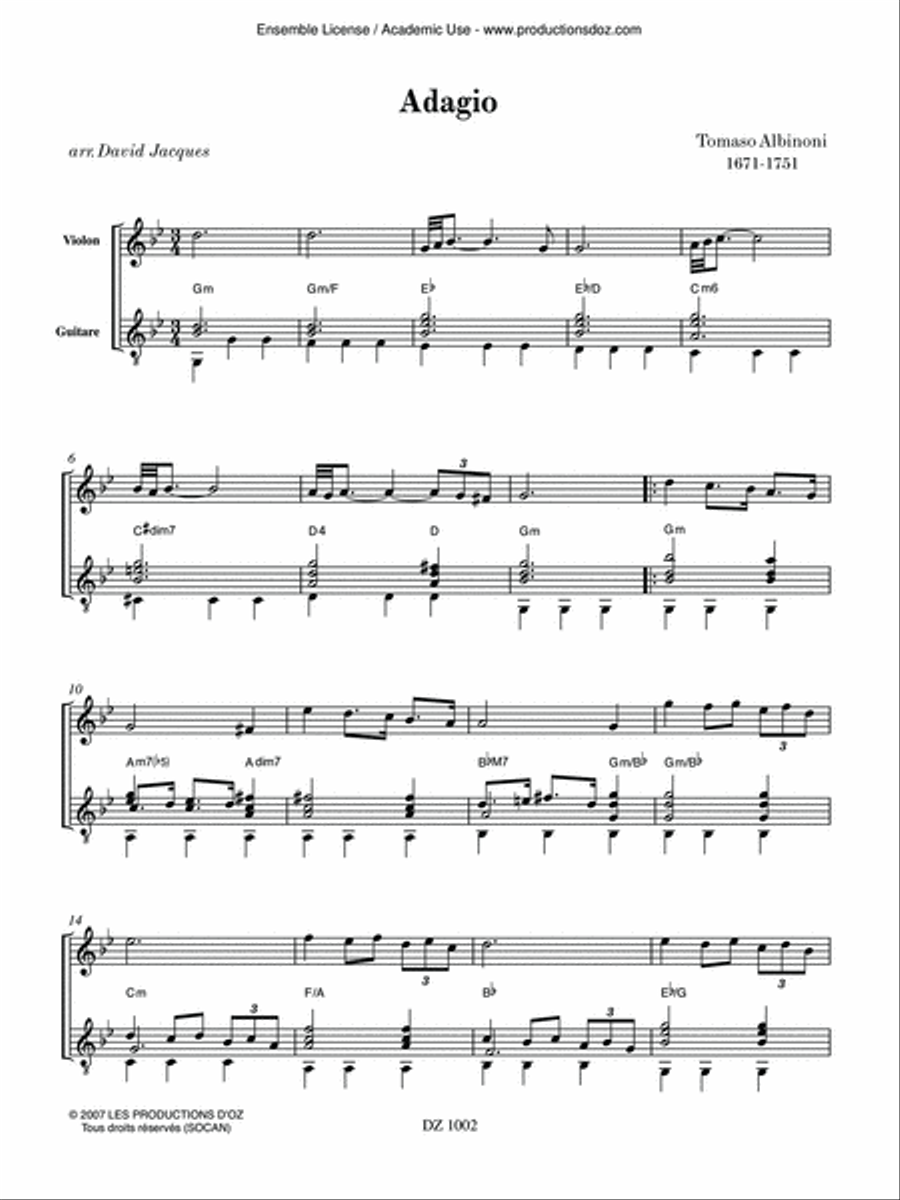 Collection du musicien pigiste, Musique de cérémonie, vol. 1 Violin scores gallery preview page 4