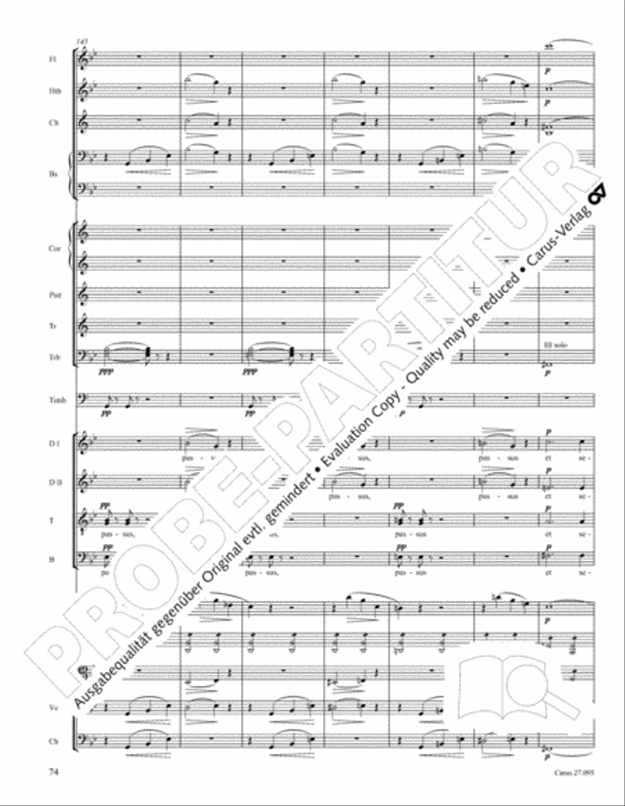 Messe solennelle de sainte Cecile STB scores gallery preview page 87