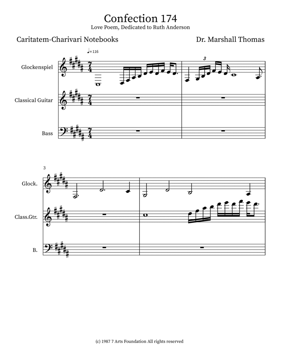 Confection 174 Confection 174 Double Bass scores gallery preview page 1