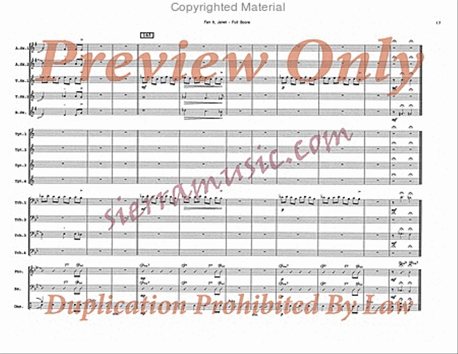 Fan It, Janet Big Band scores gallery preview page 18