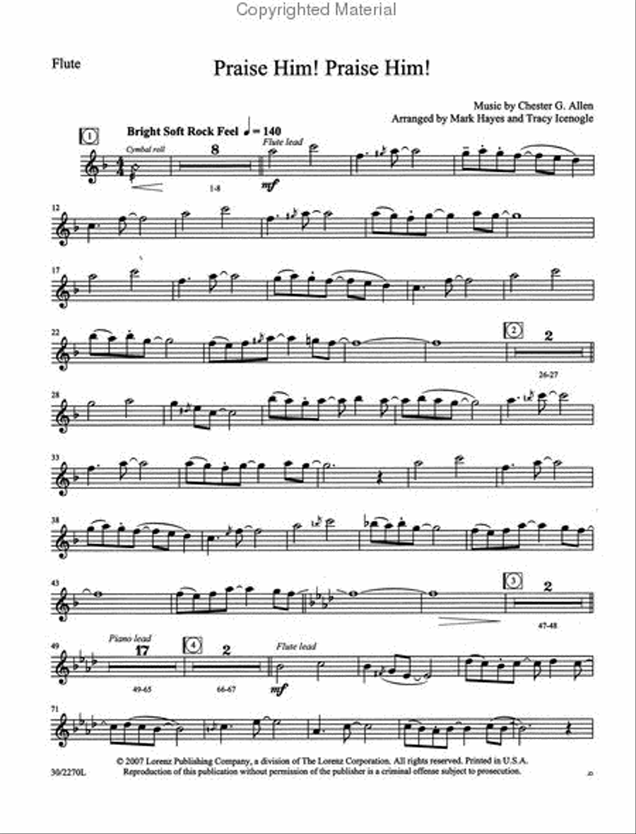 Sunday Evening Jazz - Full Score and Instrumental Parts Jazz Ensemble scores gallery preview page 5