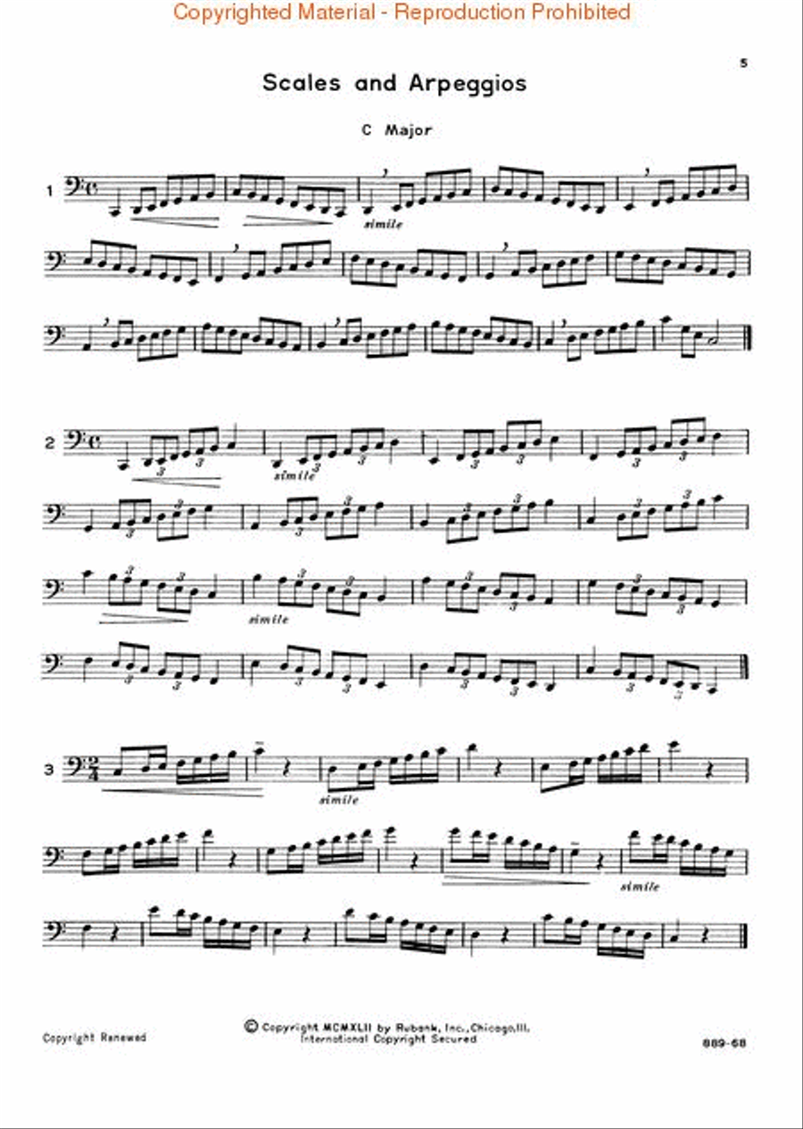 Rubank Advanced Method – Bassoon Vol. 1 Concert Band Methods scores gallery preview page 2