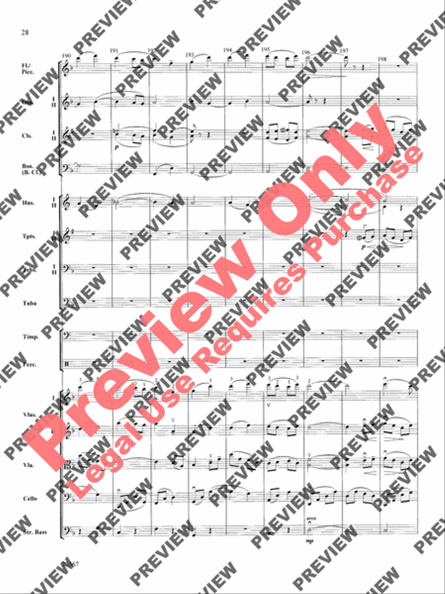 Overture to the Wasps Full Orchestra scores gallery preview page 28