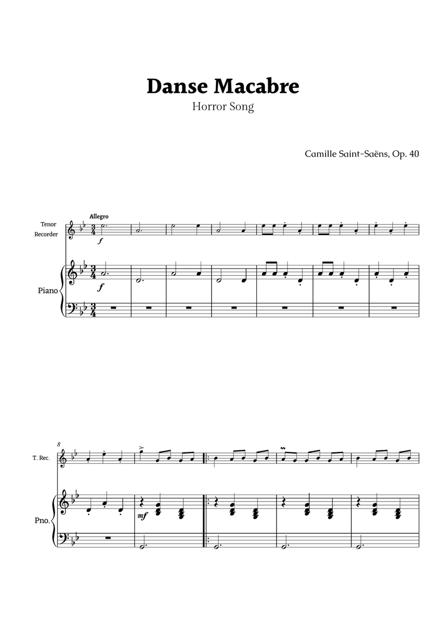 Danse Macabre by Saint-Saëns