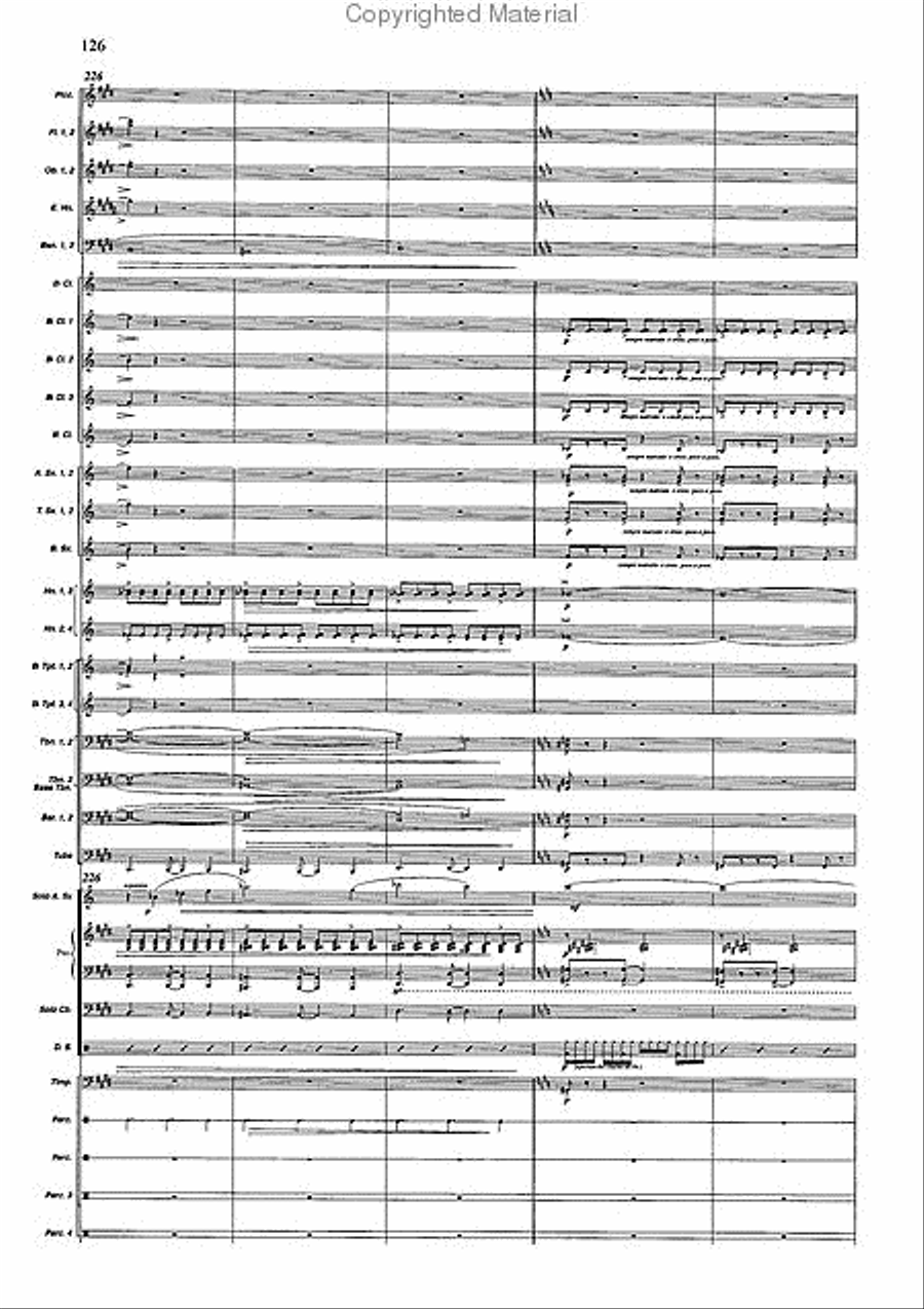 Concertango Concert Band scores gallery preview page 127