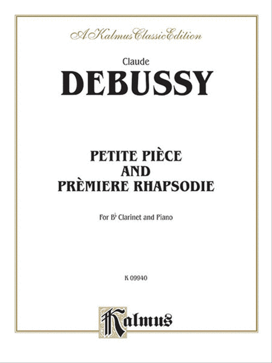 Petite Piece and Premiere Rhapsodie Small Ensemble scores gallery preview page 1