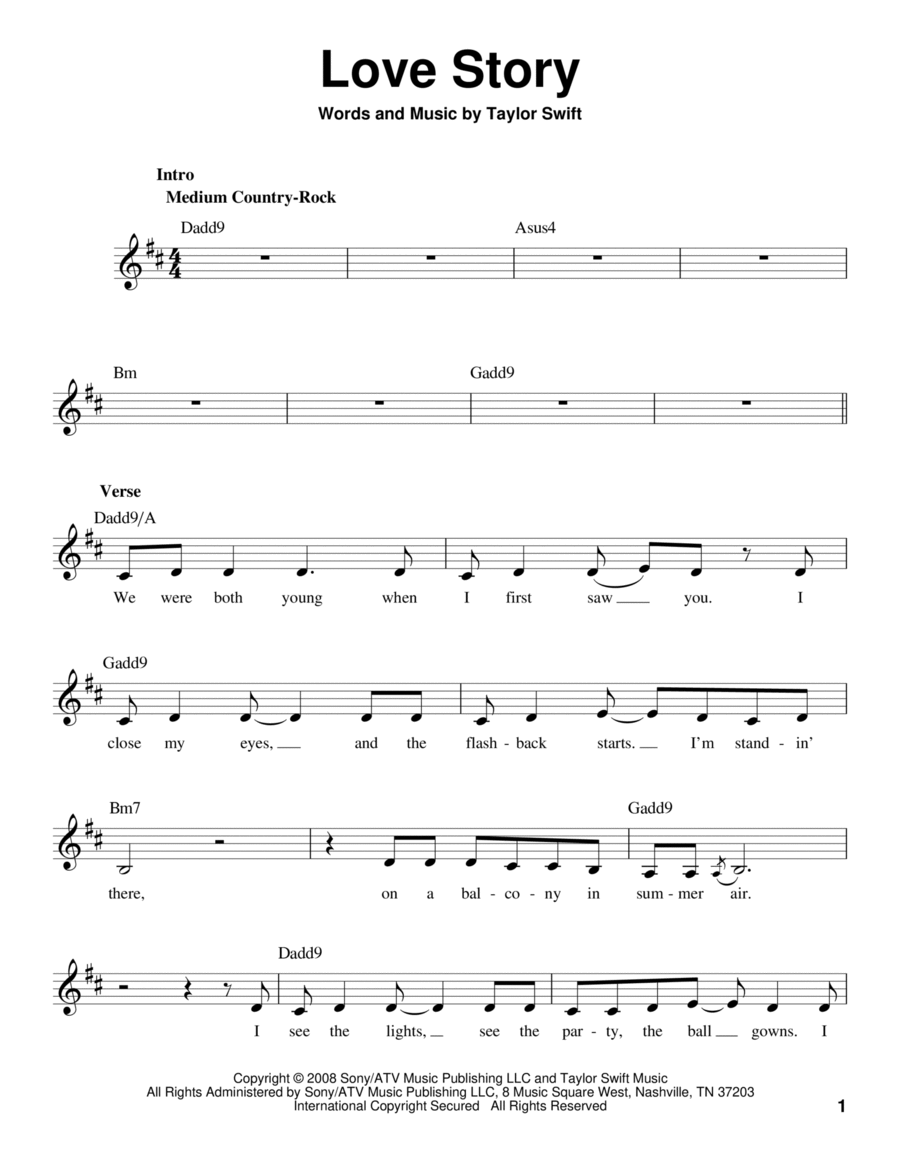 Love Story Love Story Voice scores gallery preview page 1
