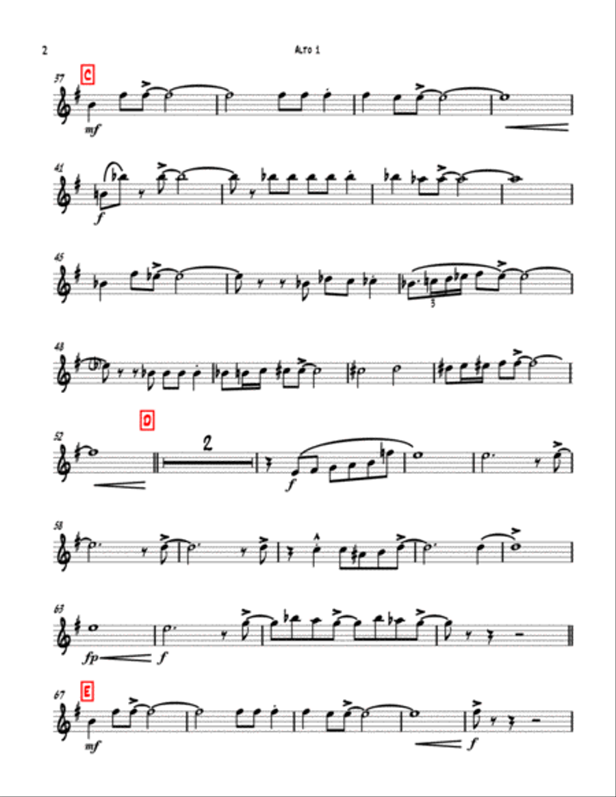 The Song Is You Jazz Ensemble scores gallery preview page 2