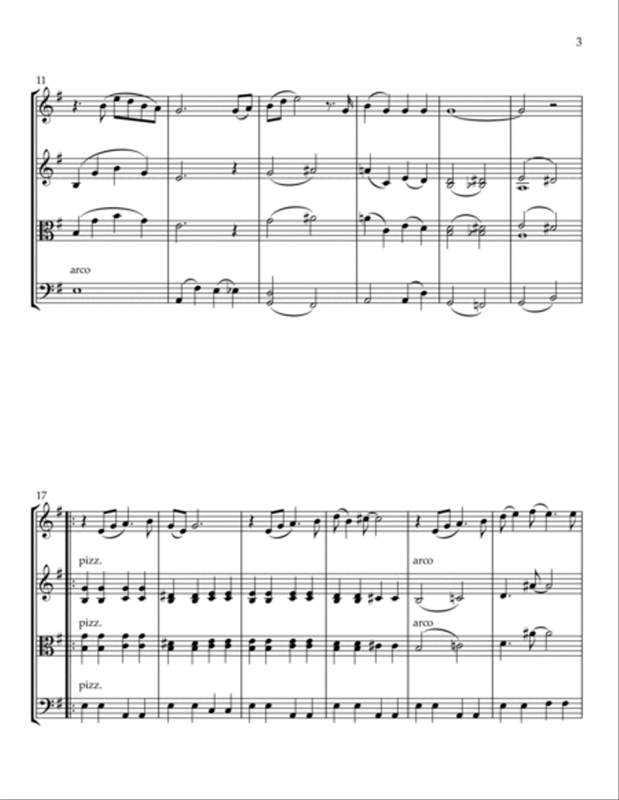 Georgia On My Mind String Trio scores gallery preview page 4