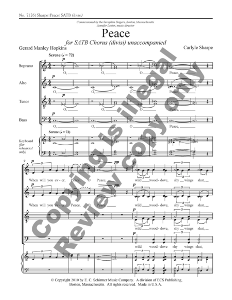 Peace Peace Divisi scores gallery preview page 9