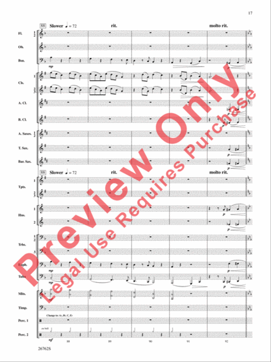Rainbows Concert Band scores gallery preview page 18