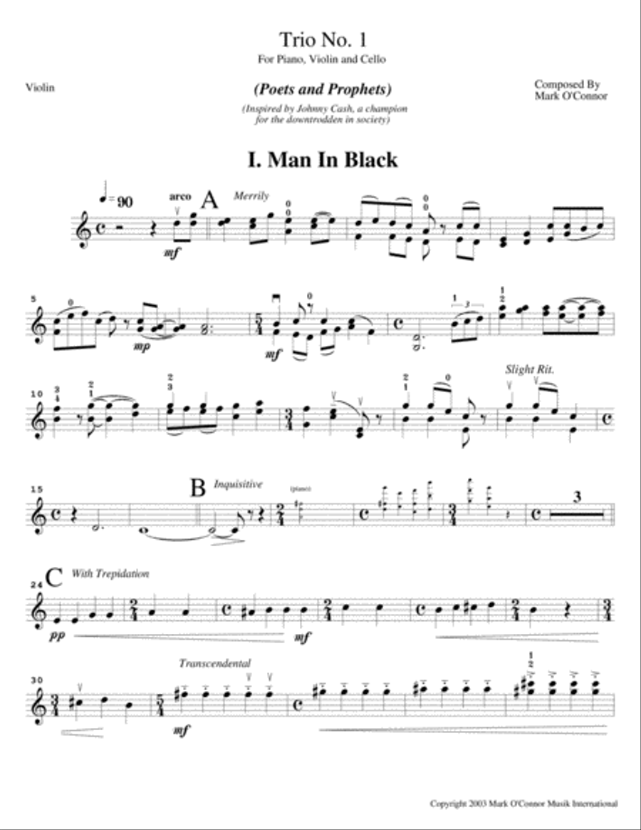 Piano Trio No. 1 