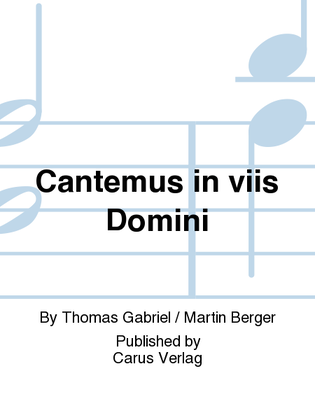 Cantemus in viis Domini