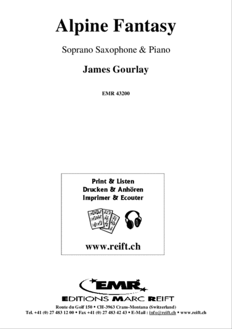 Alpine Fantasy Soprano Saxophone scores gallery preview page 2