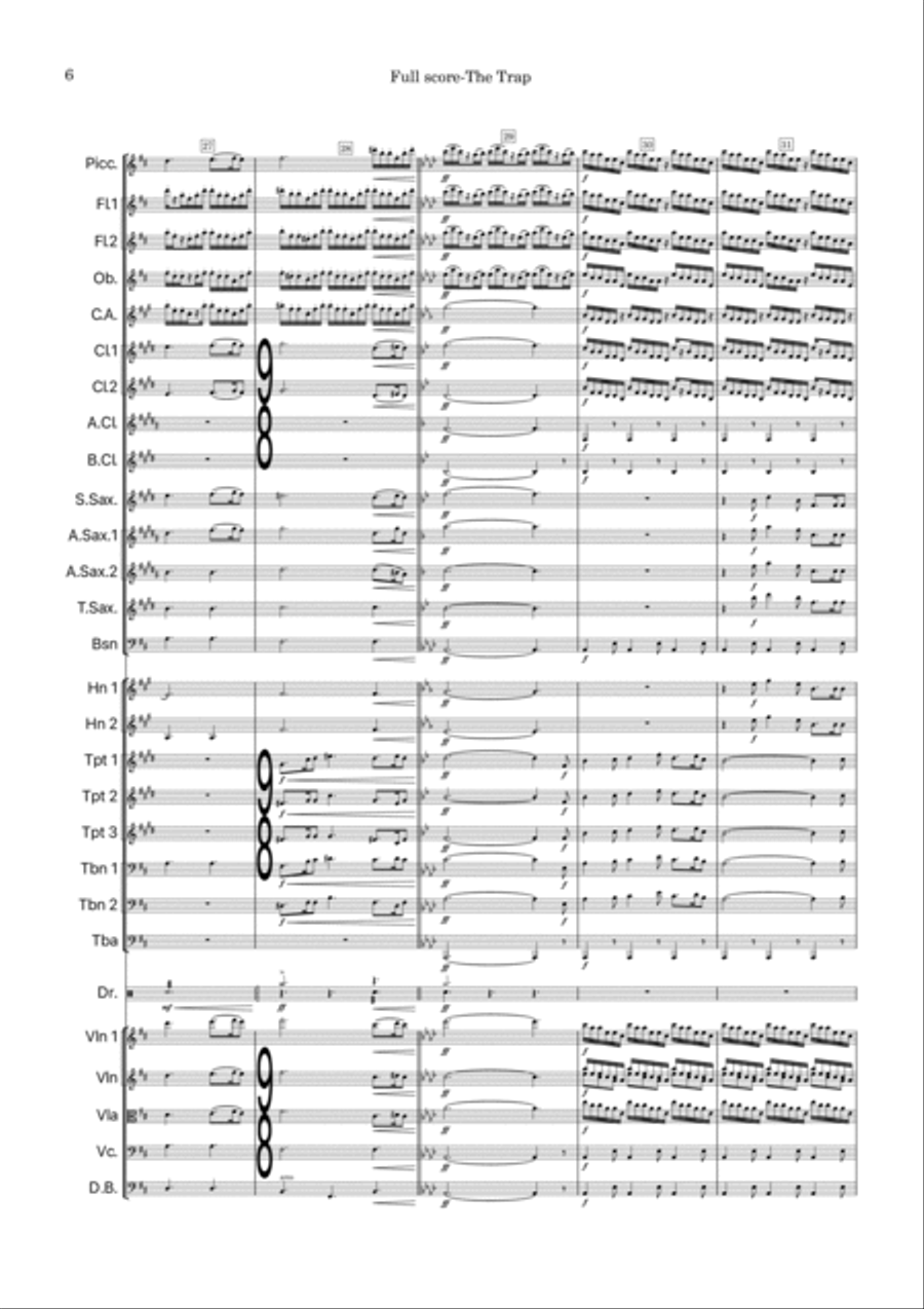 London Marathon Theme Full Orchestra scores gallery preview page 6