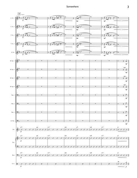Somewhere (score & parts) image number null