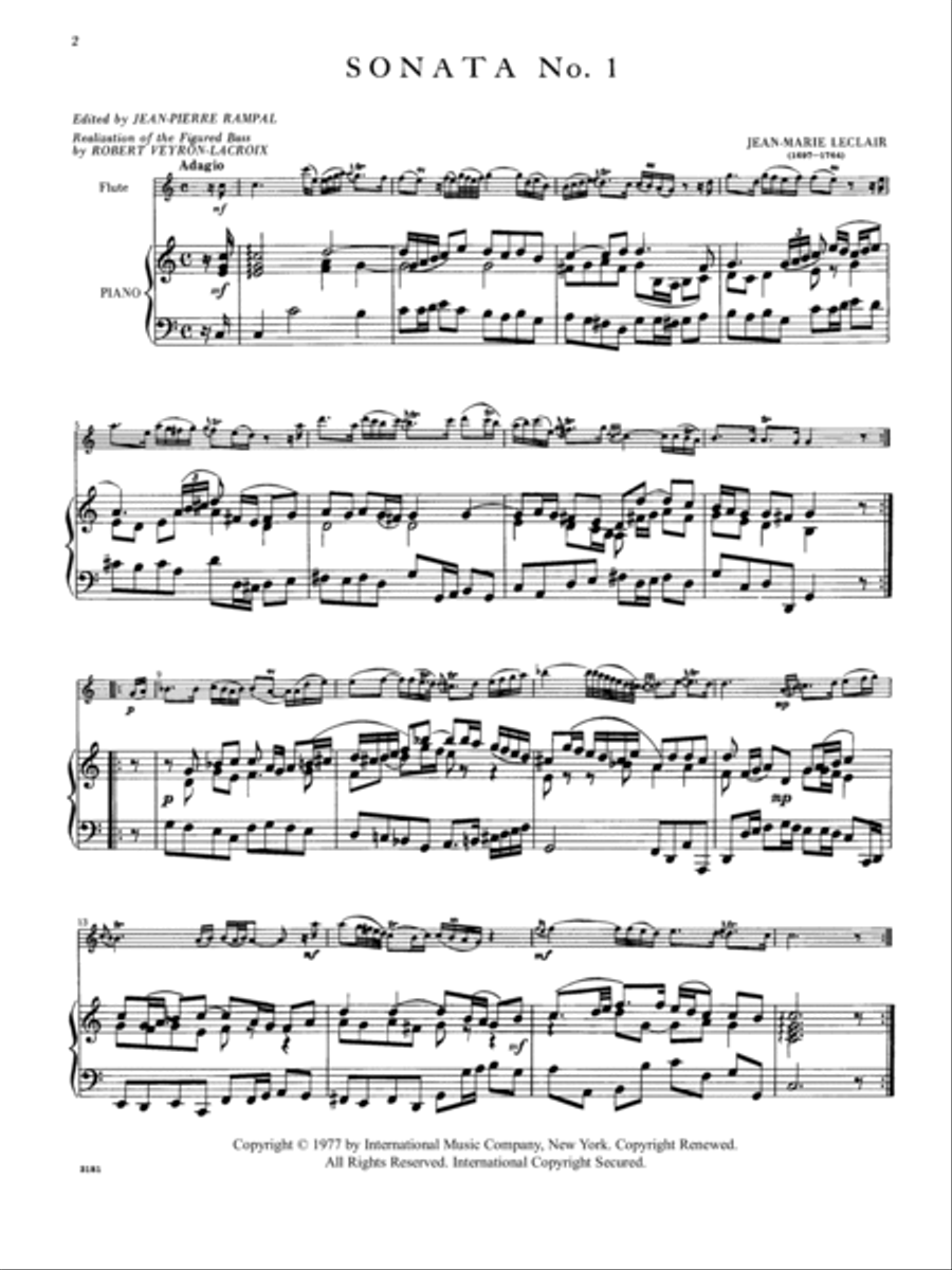 Eight Sonatas Volume I Eight Sonatas Volume I Flute Solo scores gallery preview page 2