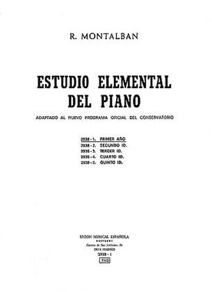 Book cover for Montalban Metodo Piano 1