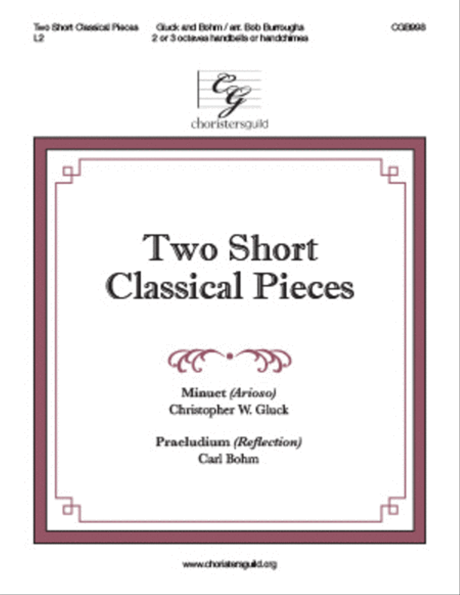 Two Short Classical Pieces Handbell Choir scores gallery preview page 1