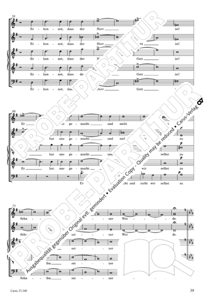 Sechs Psalmen fur den Berliner Domchor