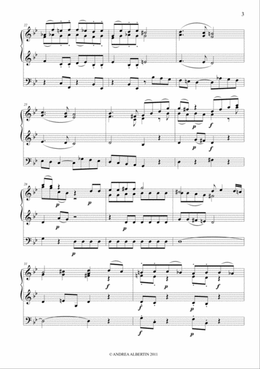 Ouverture in g minor Bwv 1070 Organ Solo scores gallery preview page 6