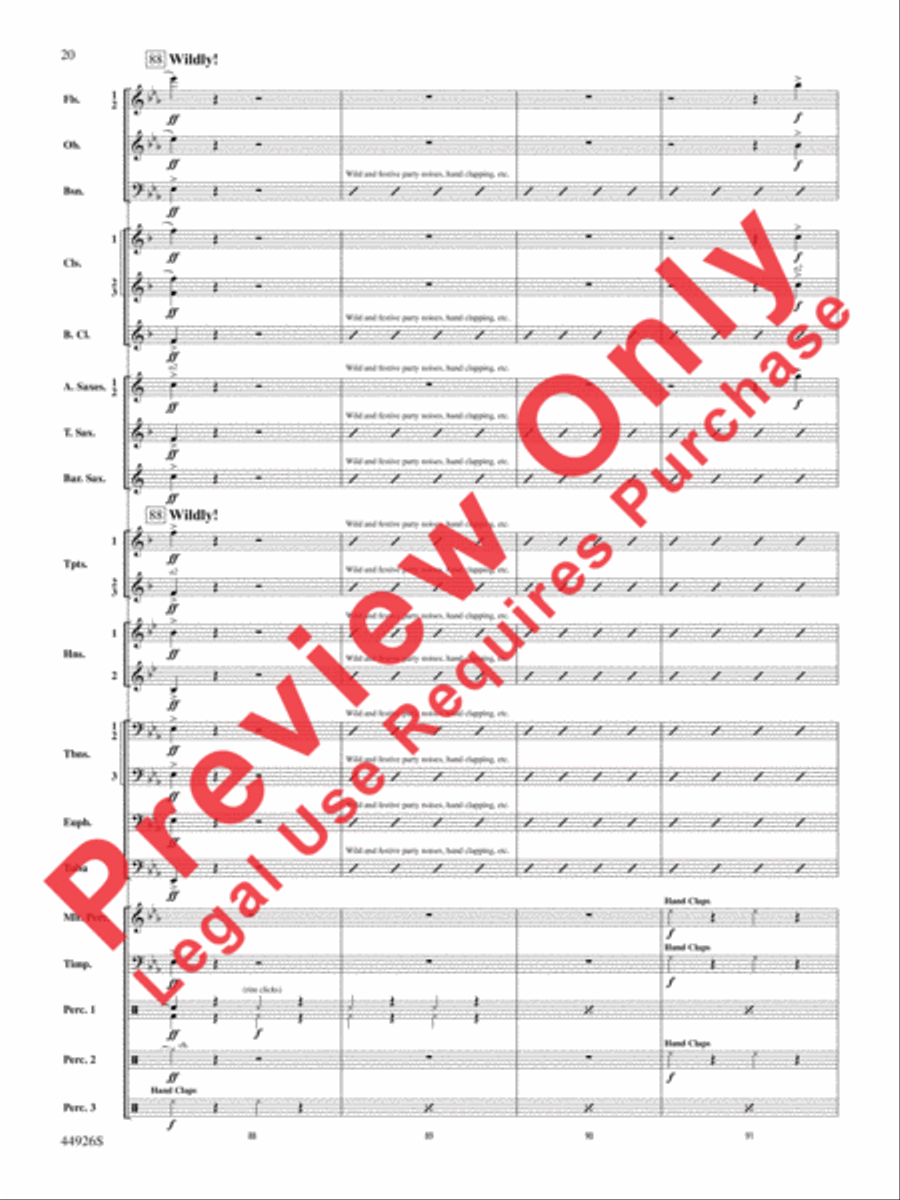 Australiana Concert Band scores gallery preview page 21