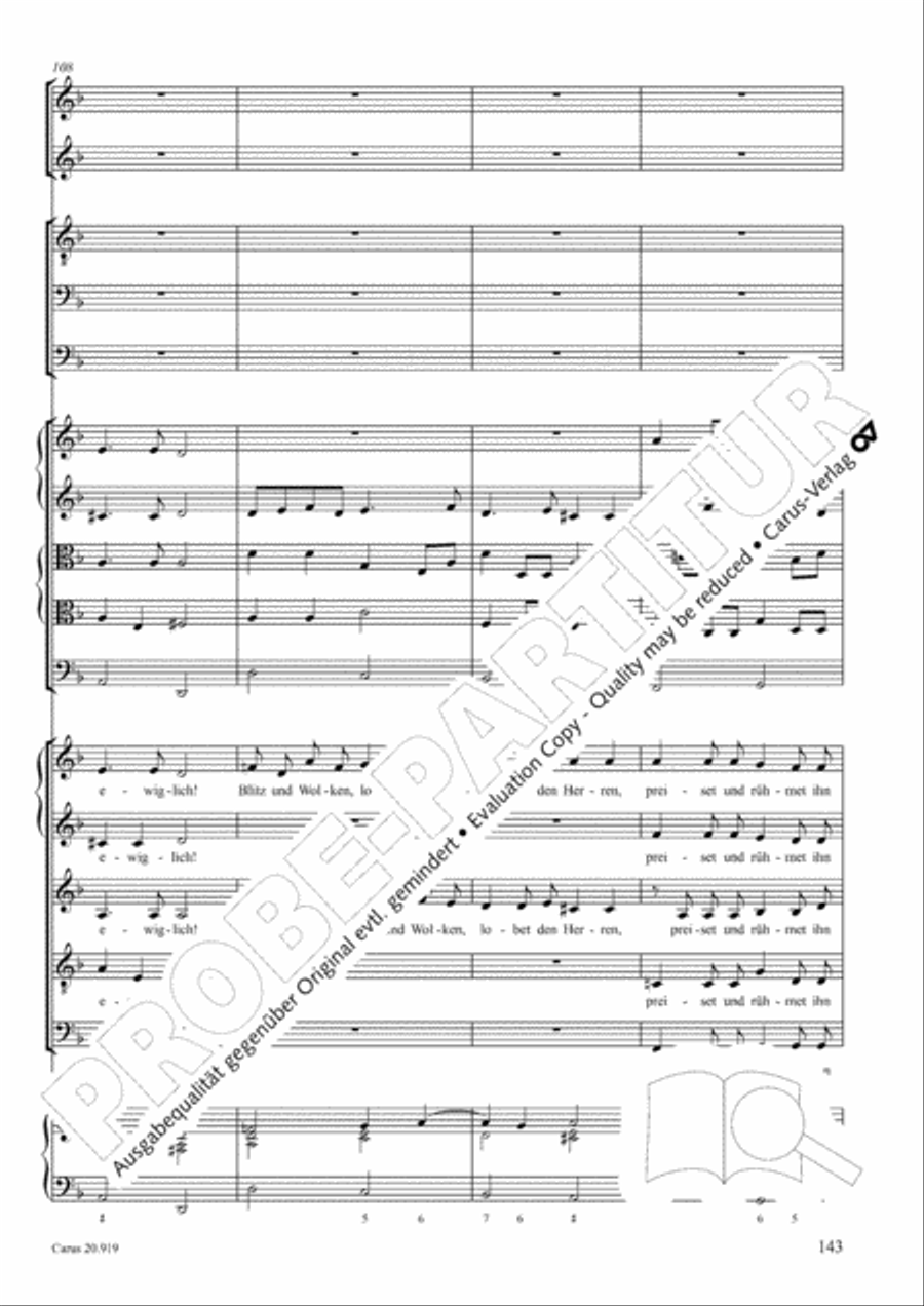 Opera varia I. Works with 1-7 parts (Complete edition, vol. 19) [Werke mit 1-7 obligaten Stimmen] Score scores gallery preview page 200