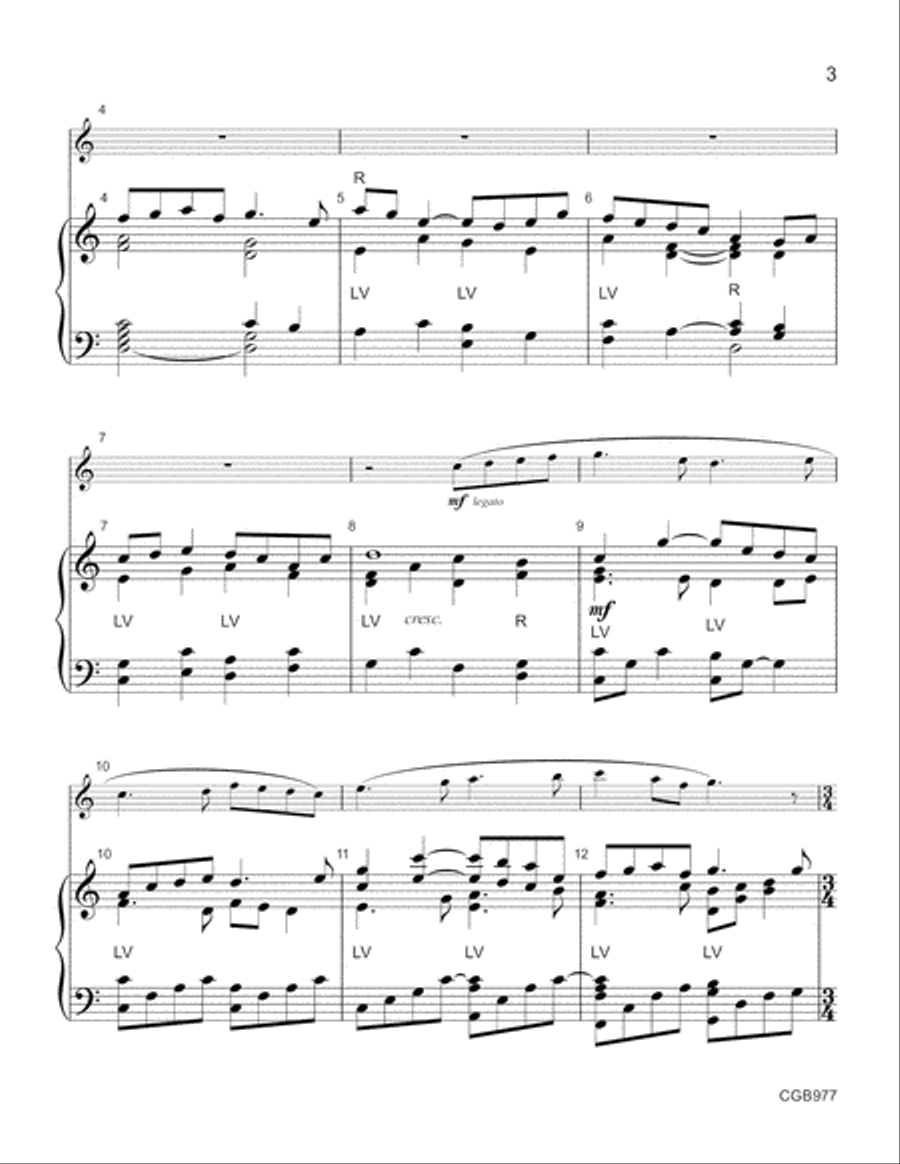 My Song Is Love Unknown My Song Is Love Unknown Handbell Choir scores gallery preview page 3