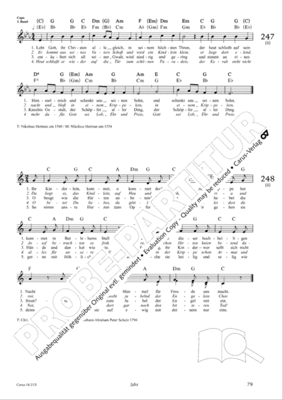 Gitarrenbuch zum Gotteslob Guitar scores gallery preview page 76