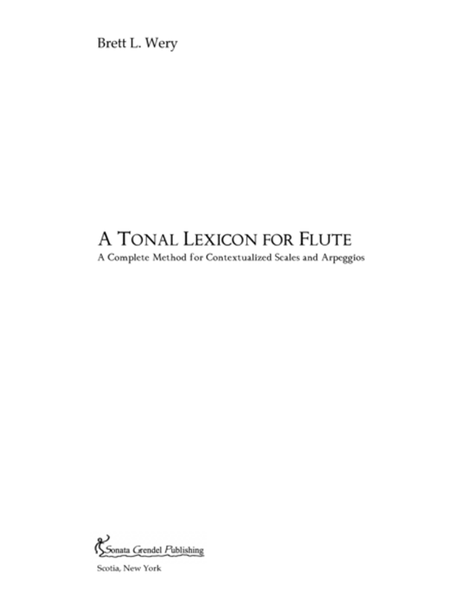 A Tonal Lexicon for Flute