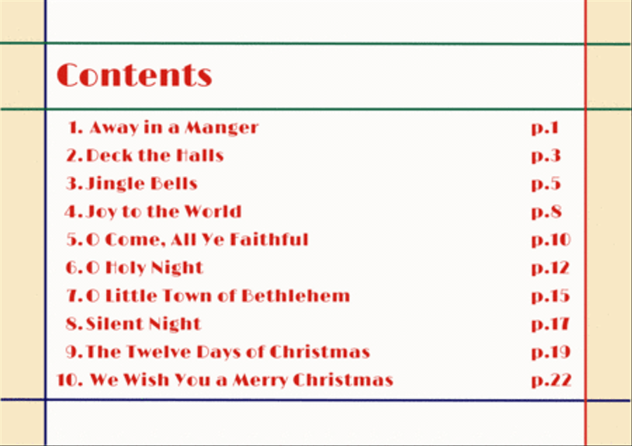Easy Christmas Piano Solos for Beginners Easy Piano scores gallery preview page 2