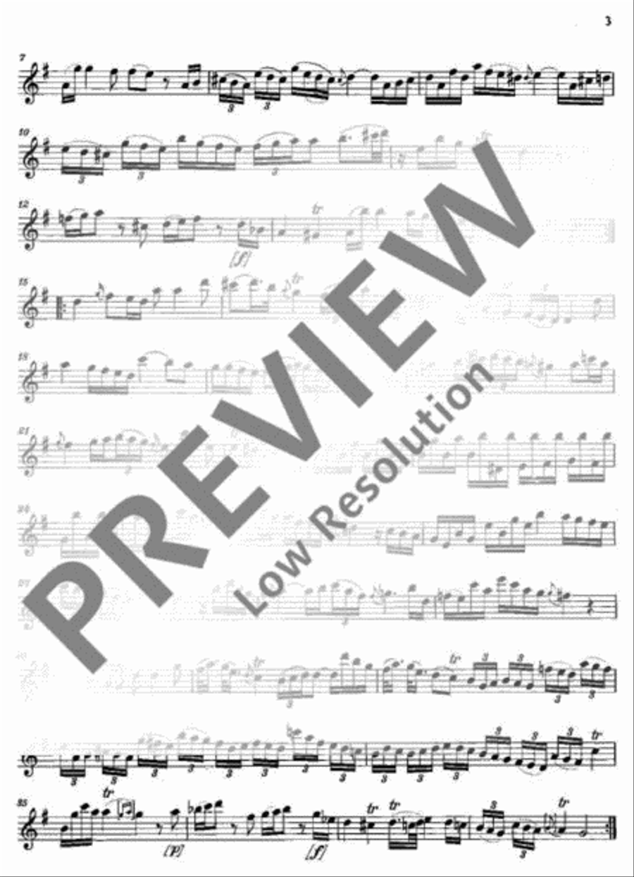 Sonata G major Sonata G major Flute scores gallery preview page 17